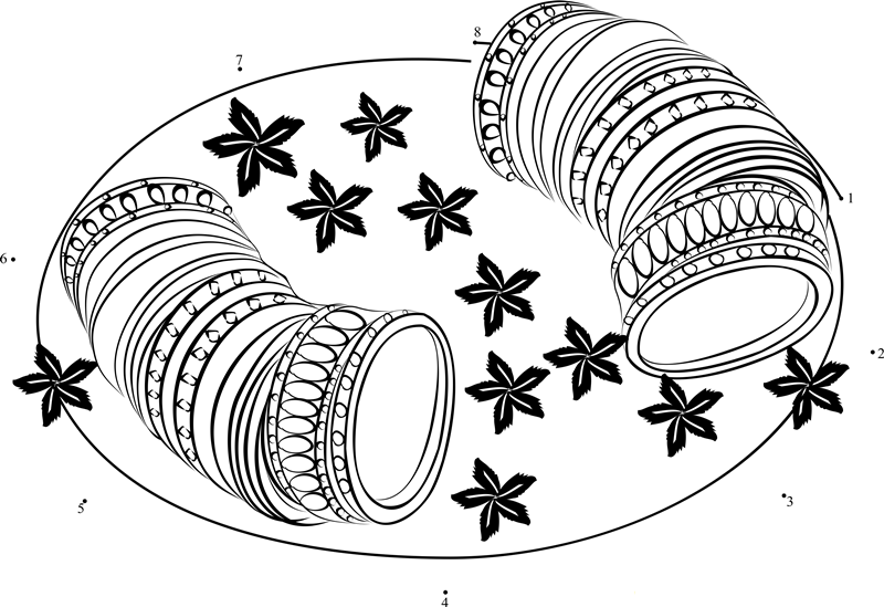 Punjabi Chura dot to dot worksheets