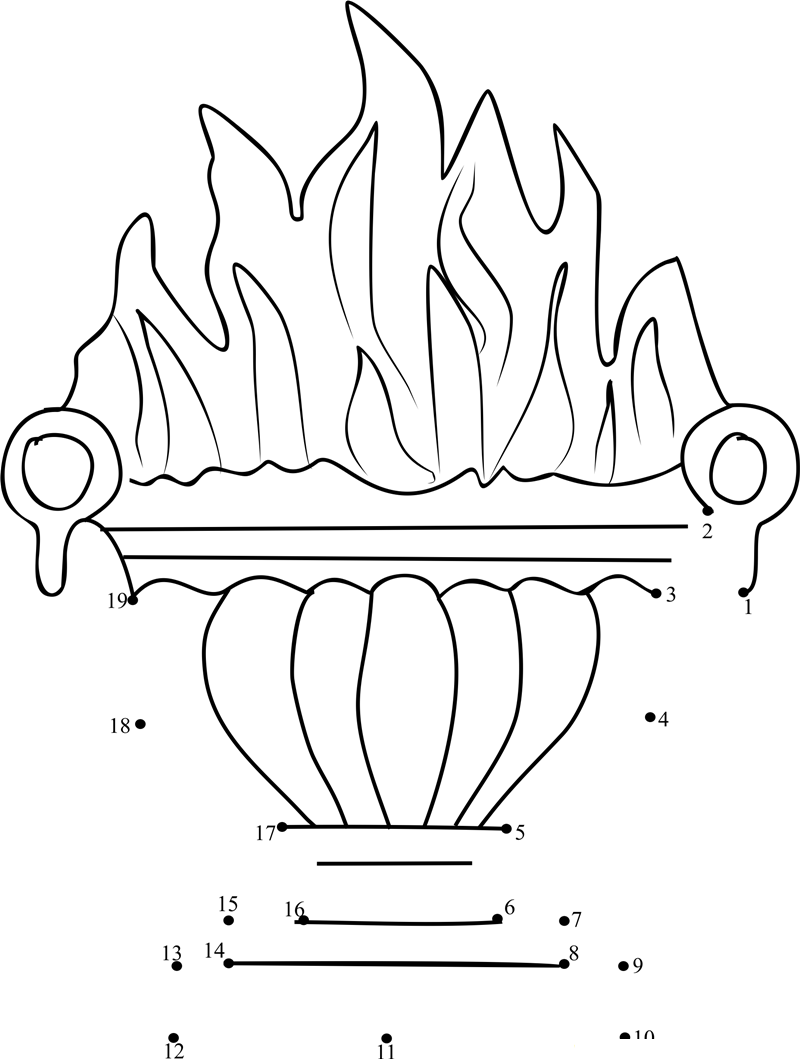 Fire dot to dot worksheets