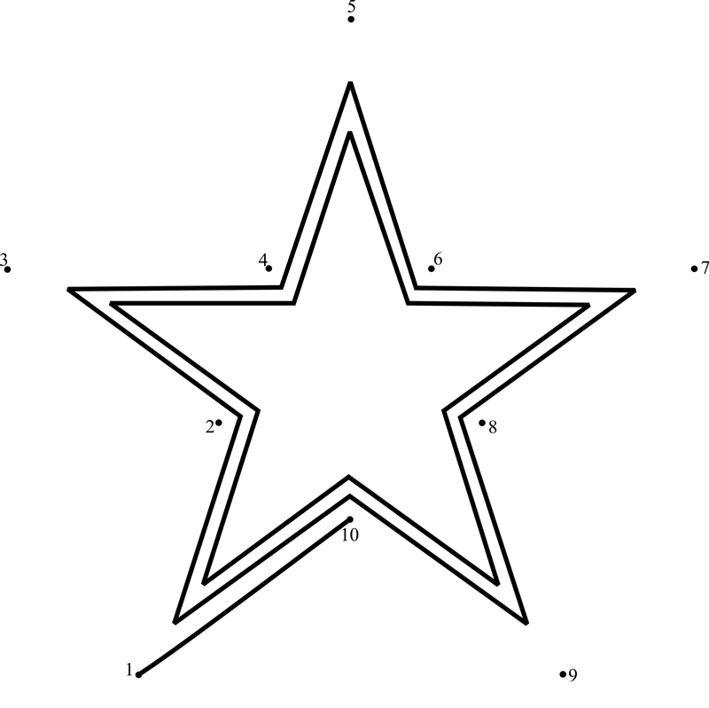 Dallas-Cowboys-Logo-Dot-To-Dot printable dot to dot worksheet