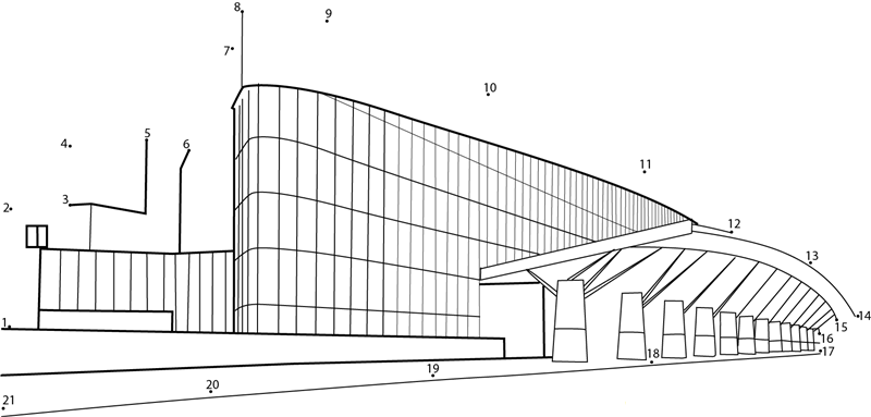 Airport Gate Door dot to dot worksheets