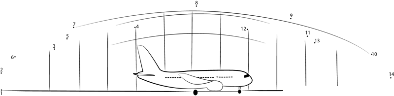 Airport Tower dot to dot worksheets