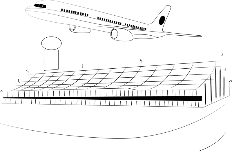 Airports In London dot to dot worksheets