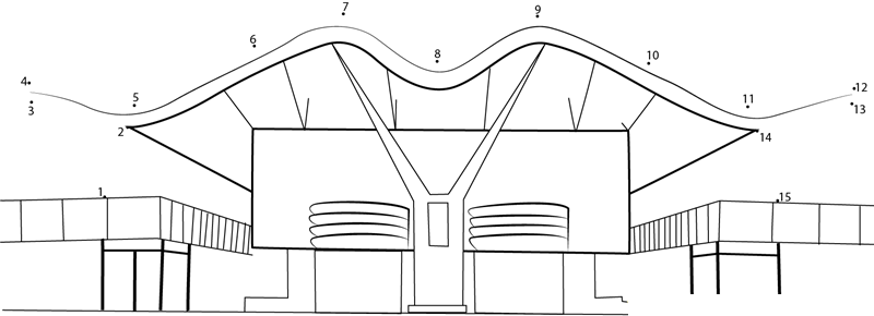 Barajas Airport dot to dot worksheet