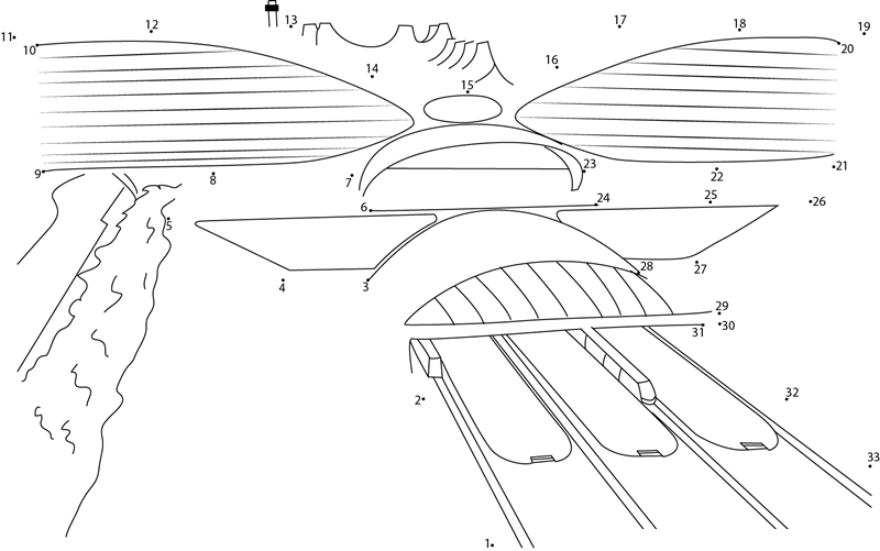 Denver International Airport dot to dot worksheets