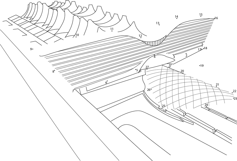 Dia The Denver International Airport dot to dot worksheets