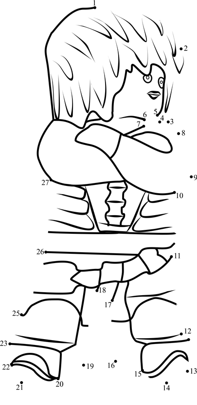 Chamille-Ninjago-Dot-To-Dot printable dot to dot worksheet