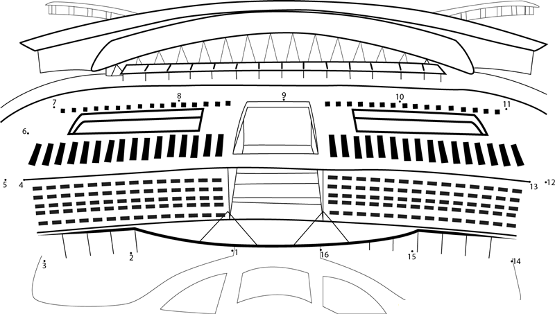 Guangzhou Baiyun International Airport dot to dot worksheets