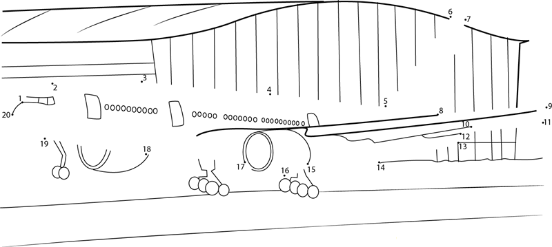 Heathrow Airport Terminal dot to dot worksheets