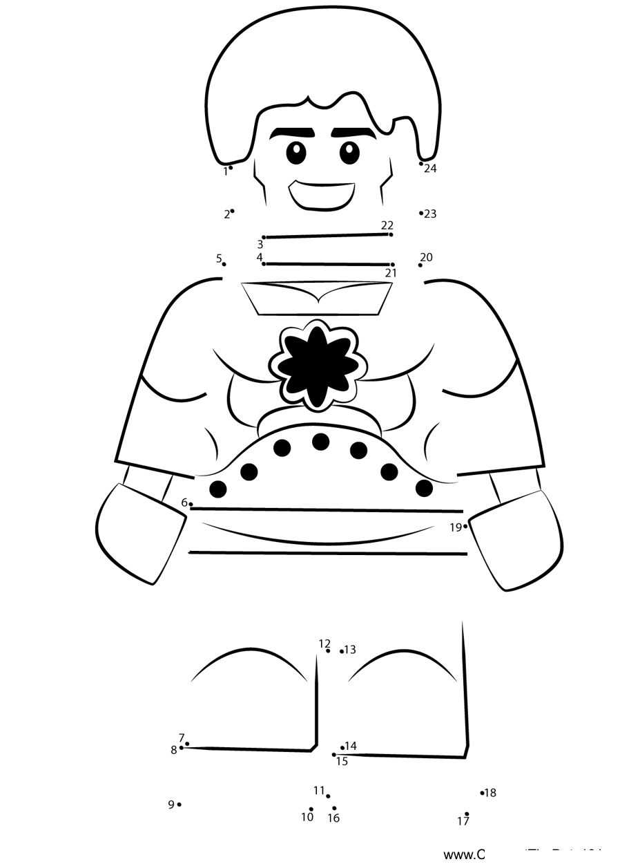 Lego-Hyperion printable dot to dot worksheet