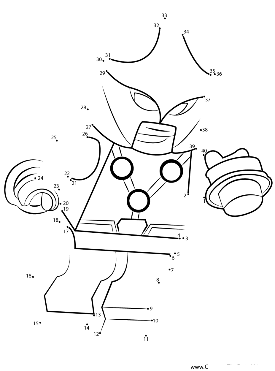 Lego-Nova printable dot to dot worksheet