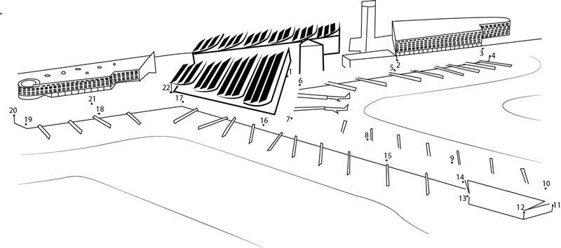 Newark International Airport dot to dot worksheets