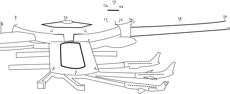 Orlando International Airport dot to dot worksheets