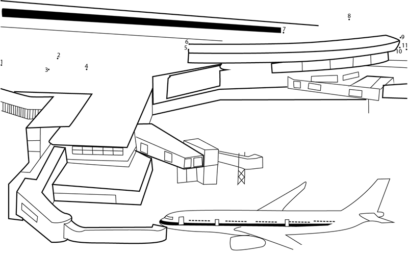 Sydney Kingsford Smith International Airport dot to dot worksheets