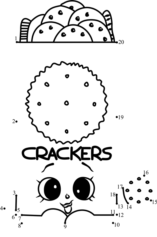 Chris-P-Crackers-Shopkins-Dot-To-Dot printable dot to dot worksheet