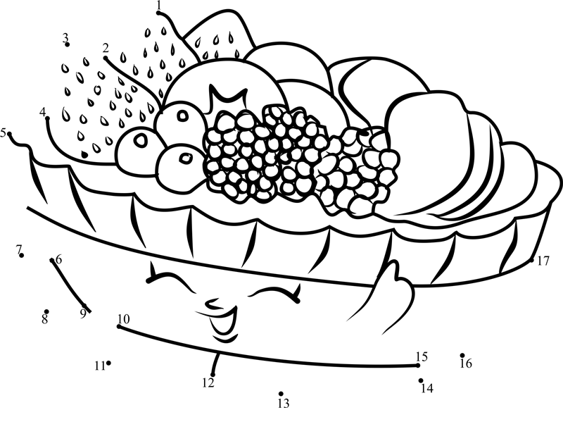 Fifi-Fruit-Tart-Shopkins-Dot-To-Dot printable dot to dot worksheet