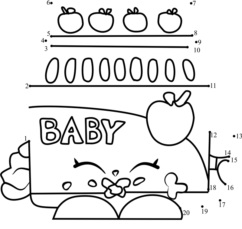 Ga-Ga-Gourmet-Shopkins-Dot-To-Dot printable dot to dot worksheet