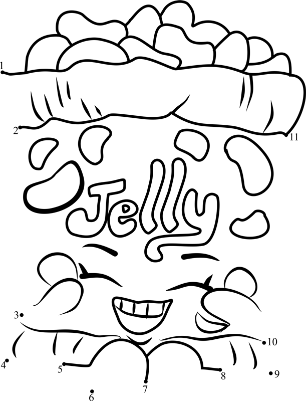 Jelly-B-Shopkins-Dot-To-Dot printable dot to dot worksheet