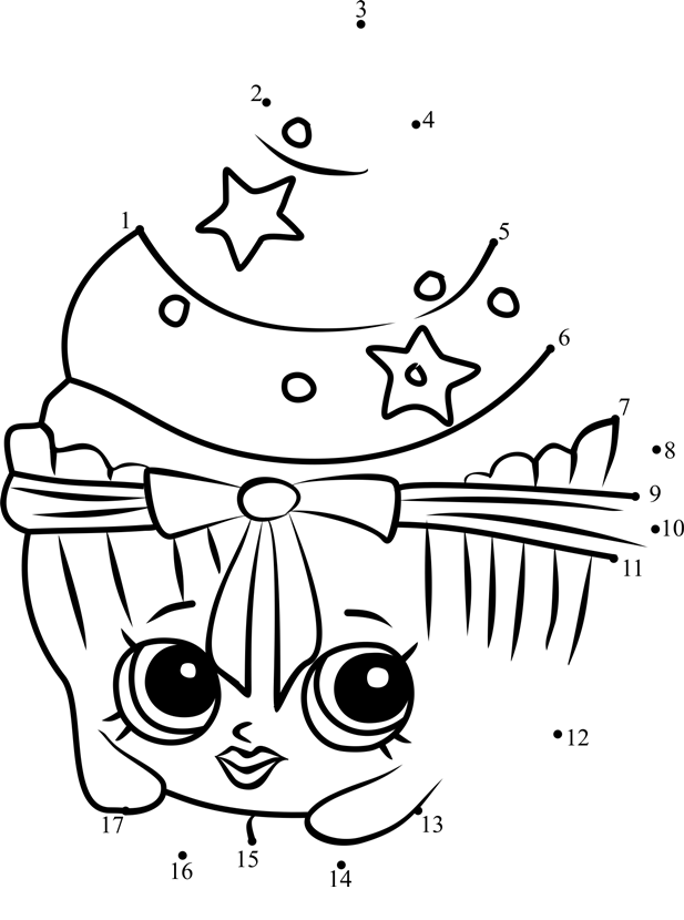 Patty-Cake-Shopkins-Dot-To-Dot printable dot to dot worksheet