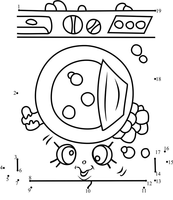 Washa-Shopkins-Dot-To-Dot printable dot to dot worksheet