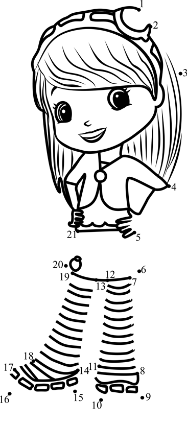 Blueberry-Muffin-Doll-Dot-To-Dot printable dot to dot worksheet