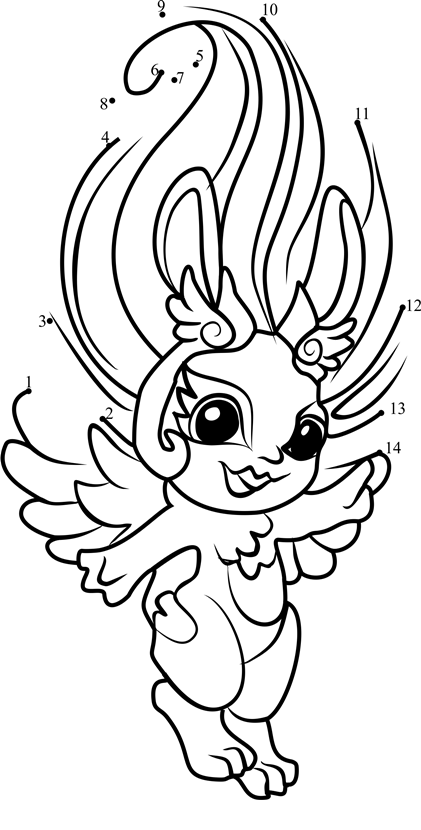 Angel-Hop-From-The-Zelfs-Dot-To-Dot printable dot to dot worksheet