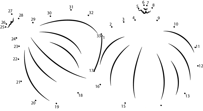 Full Onions printable dot to dot worksheet