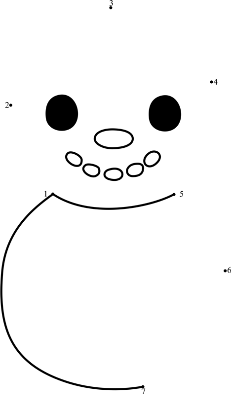 Baby-Snowman-Animal-Crossing-Dot-To-Dot dot to dot worksheets