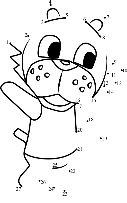 Bangle-Animal-Crossing-Dot-To-Dot dot to dot worksheets