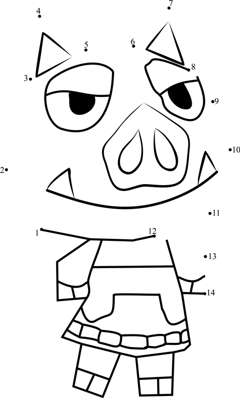 Boris-Animal-Crossing-Dot-To-Dot dot to dot worksheets