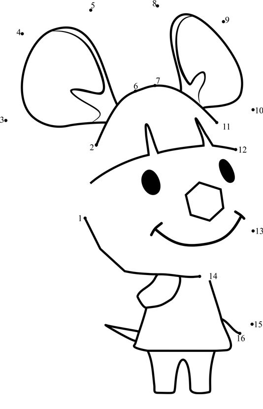 Broccolo-Animal-Crossing-Dot-To-Dot dot to dot worksheets