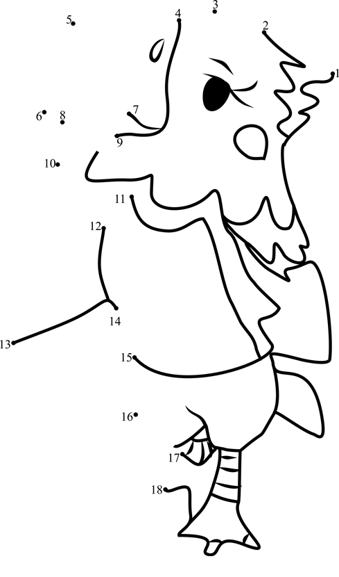 Celia-Animal-Crossing-Dot-To-Dot dot to dot worksheets