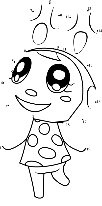 Chrissy-Animal-Crossing-Dot-To-Dot dot to dot worksheets