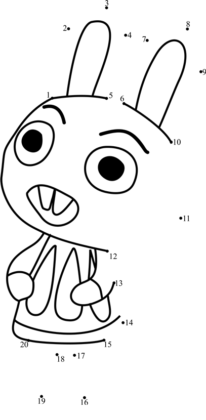 Cole-Animal-Crossing-Dot-To-Dot dot to dot worksheets