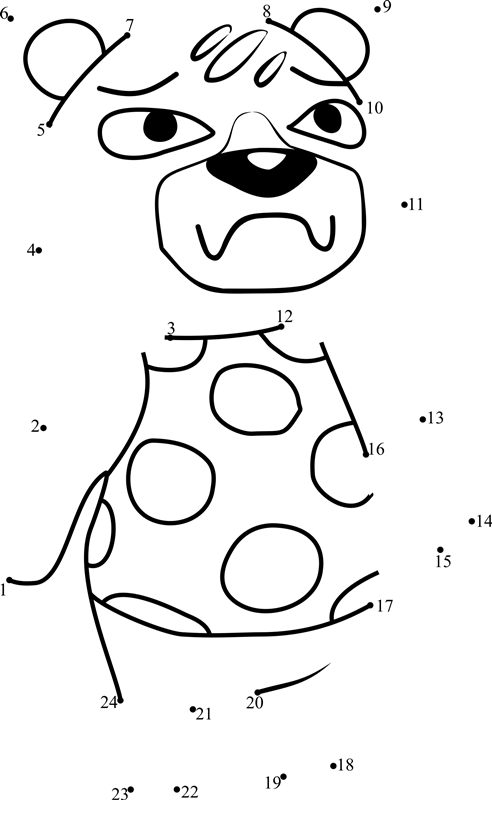 Groucho-Animal-Crossing-Dot-To-Dot dot to dot worksheets