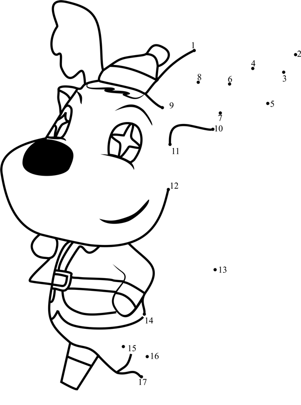 Jingle-Animal-Crossing-Dot-To-Dot dot to dot worksheets