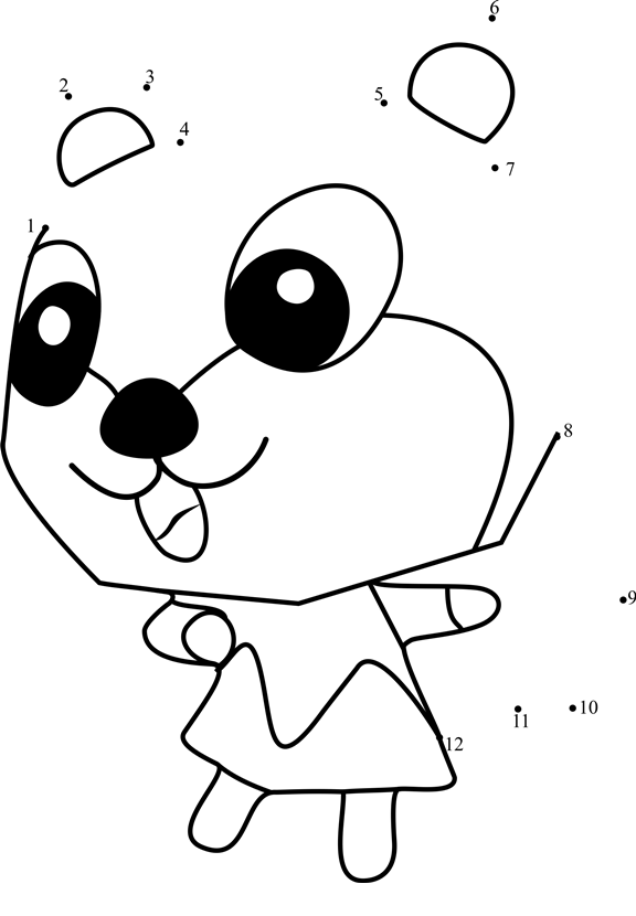 Kit-Animal-Crossing-Dot-To-Dot dot to dot worksheets