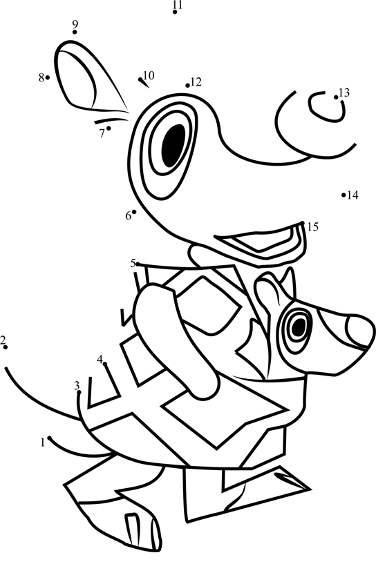 Kitt-Animal-Crossing-Dot-To-Dot dot to dot worksheets