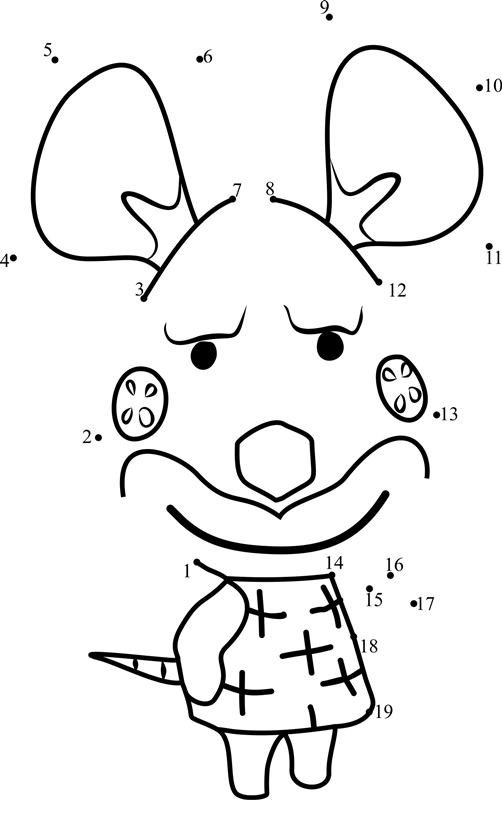 Limberg-Animal-Crossing-Dot-To-Dot printable dot to dot worksheet