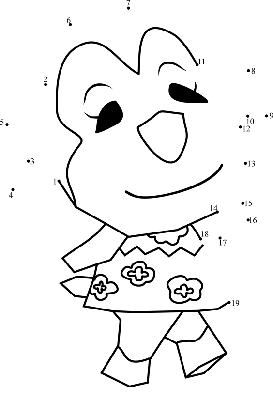 Maddie-Animal-Crossing-Dot-To-Dot printable dot to dot worksheet