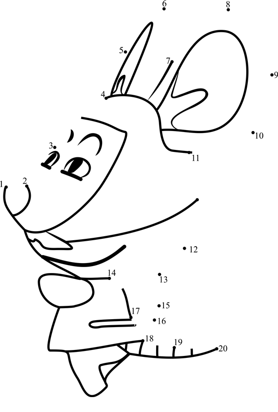 Rizzo-Animal-Crossing-Dot-To-Dot printable dot to dot worksheet