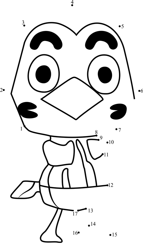 Shoukichi-Animal-Crossing-Dot-To-Dot printable dot to dot worksheet