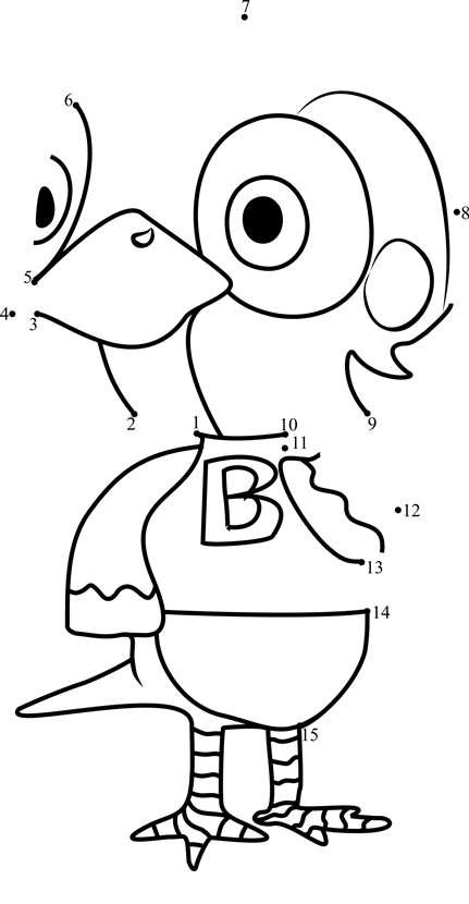 Sparro-Animal-Crossing-Dot-To-Dot dot to dot worksheets