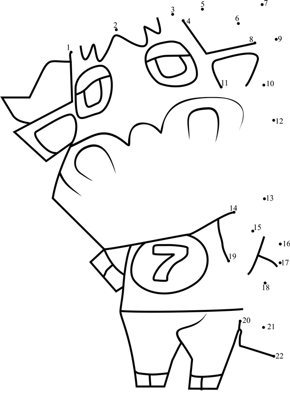 Stu-Animal-Crossing-Dot-To-Dot printable dot to dot worksheet