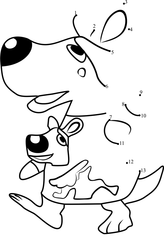 Sylvia-Animal-Crossing-Dot-To-Dot printable dot to dot worksheet