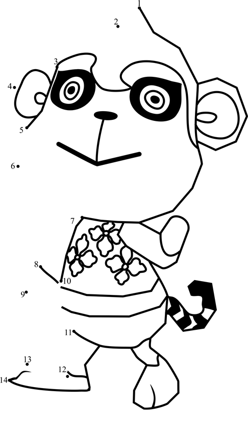 Tammi-Animal-Crossing-Dot-To-Dot printable dot to dot worksheet