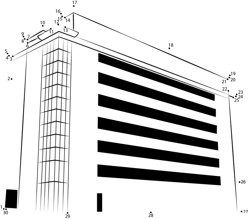 Big Commercial Delhi printable dot to dot worksheet