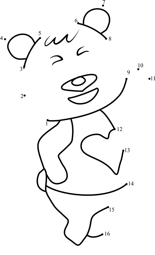 Tutu-Animal-Crossing-Dot-To-Dot dot to dot worksheets