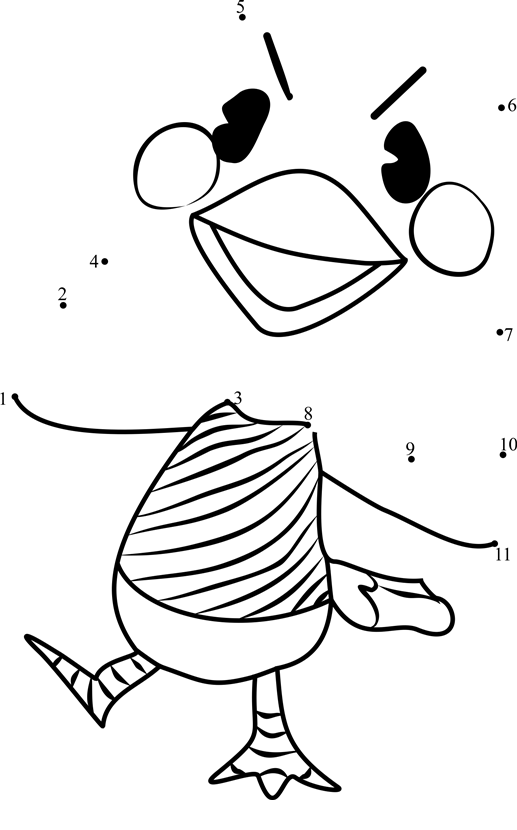 Twiggy-Animal-Crossing-Dot-To-Dot printable dot to dot worksheet