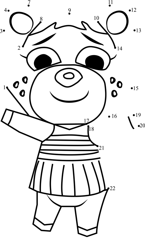 Ursala-Animal-Crossing-Dot-To-Dot dot to dot worksheets