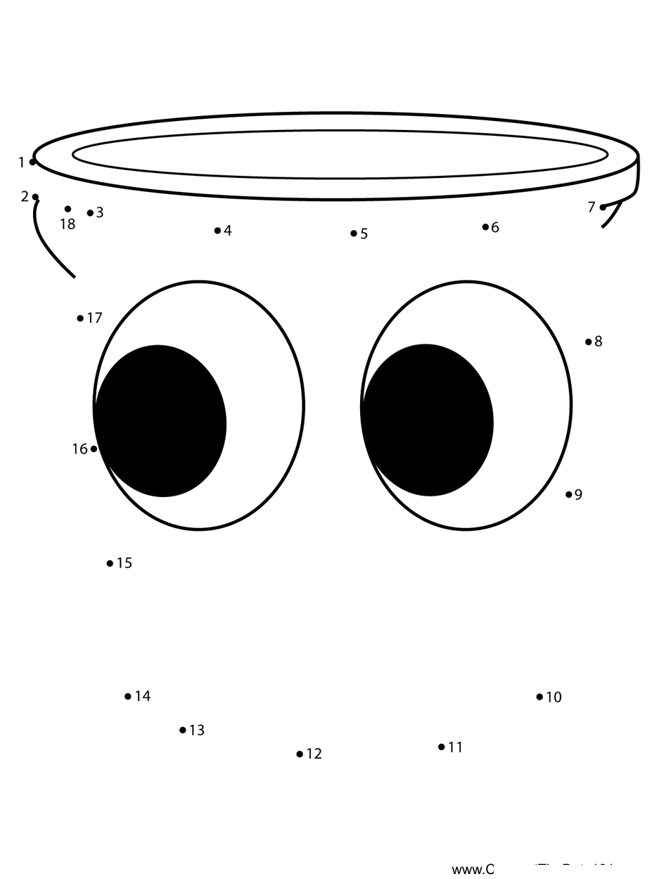 Criminal-Bucket-Garten-Of-Banban dot to dot worksheets